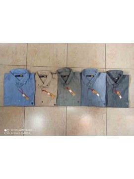 پیراهن سایز بزرگ طرج کلاسیک راه راه